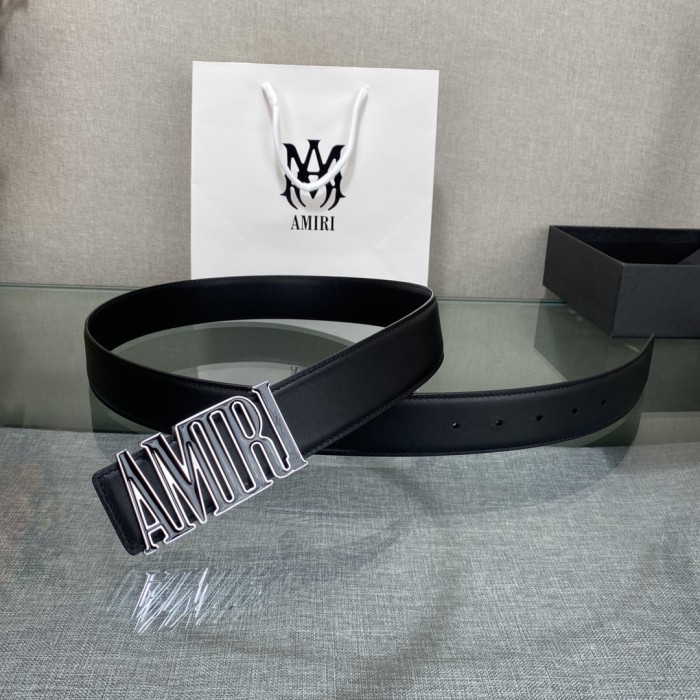1:1 quality version Openwork Letter Buckle Belt 2 colors【Width 3.8 cm】28661037