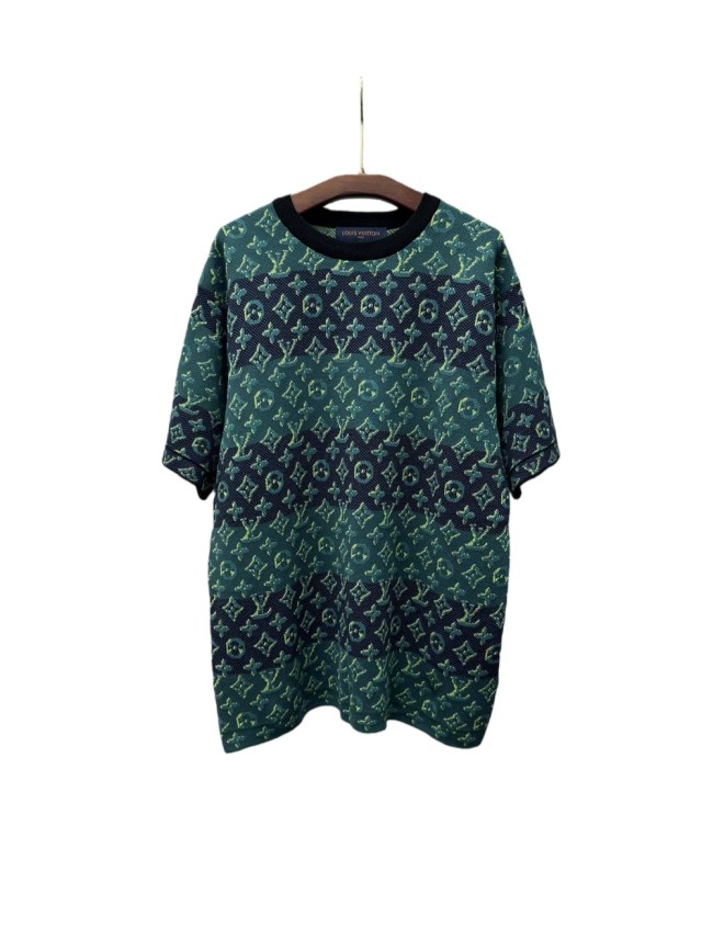 1:1 quality version Allover Jacquard Logo Crew Neck Print Tee 28816188