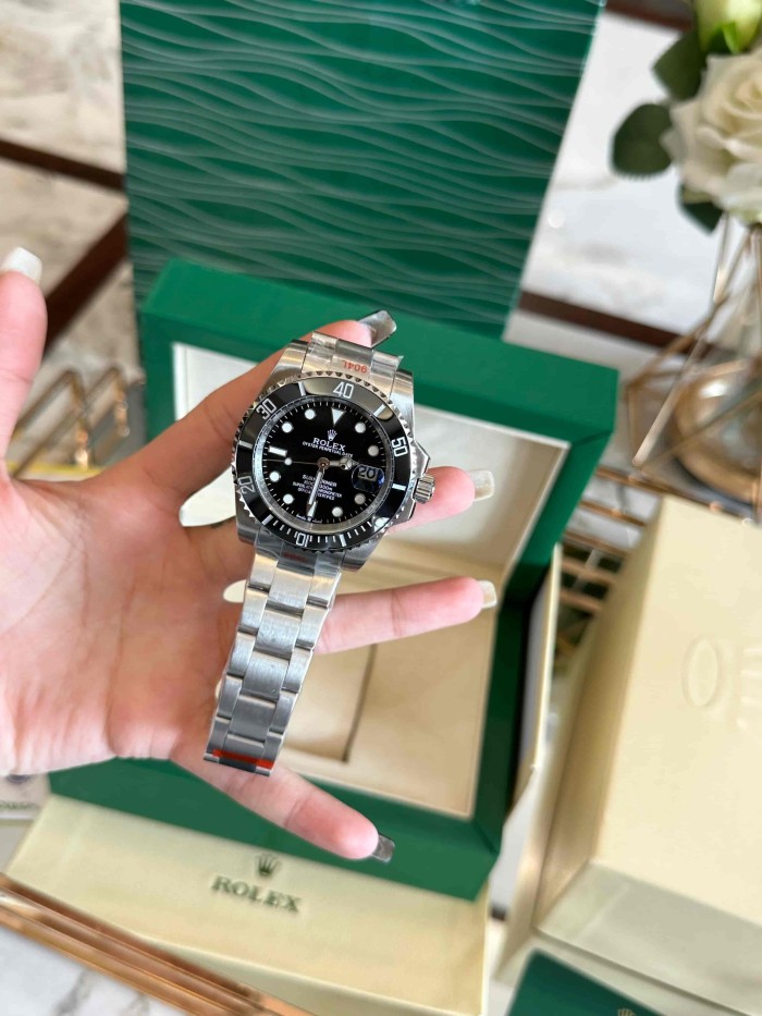 Three-Hand Date Series Black Submariner Mechanical Movement Watch【Dial diameter：40mm 】28926912