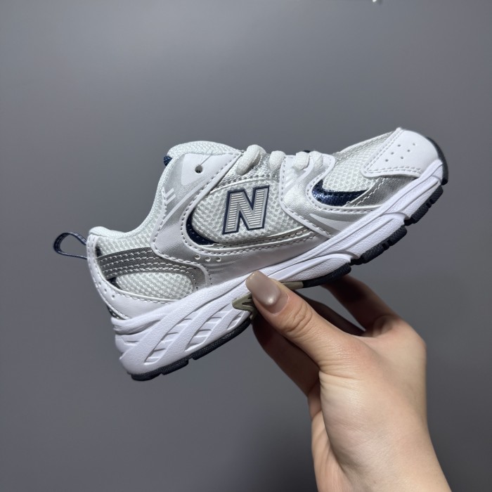 N-logo Mesh Paneled Retro Running Shoes for Kids 8 colors 28997941