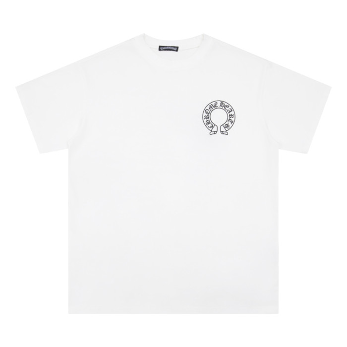 Cross Patchwork Leather Letter tee 2 colors