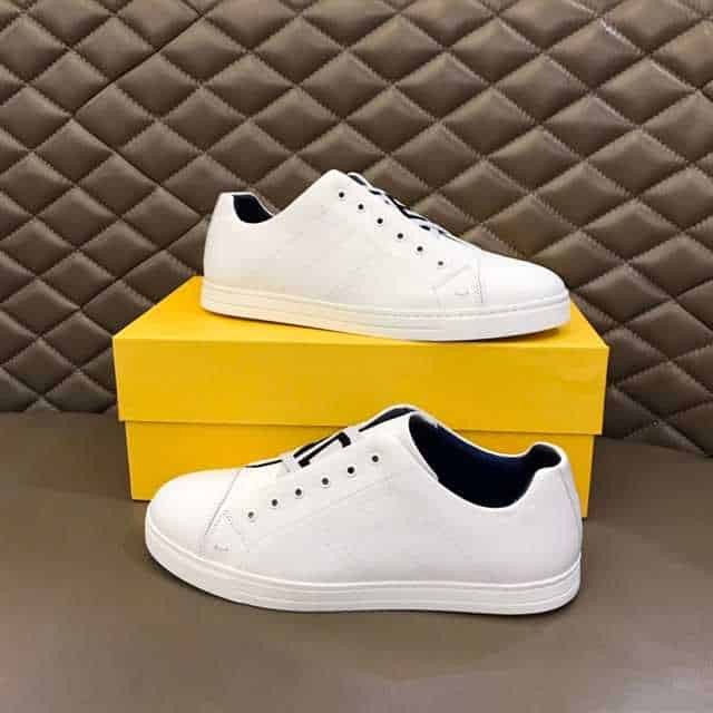 FEND1 LOGO-STRAP LOW-TOP SNEAKERS   FD11