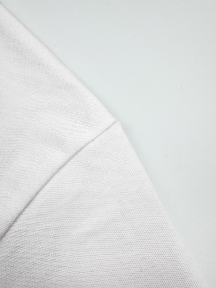 1:1 quality version Handwritten-Style Embroidered Logo tee 2 colors 28750262