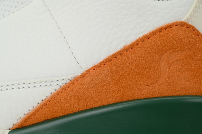 [plus-size shoes]RN Version Mid-Top Unisex White And Green Basketball Shoes 29033388