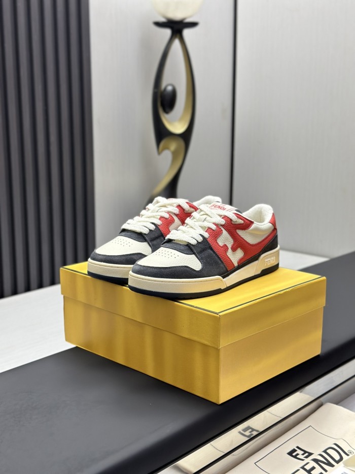 1:1 quality version 28295045 Dark Stripe FF Patchwork Sneakers 8 colors