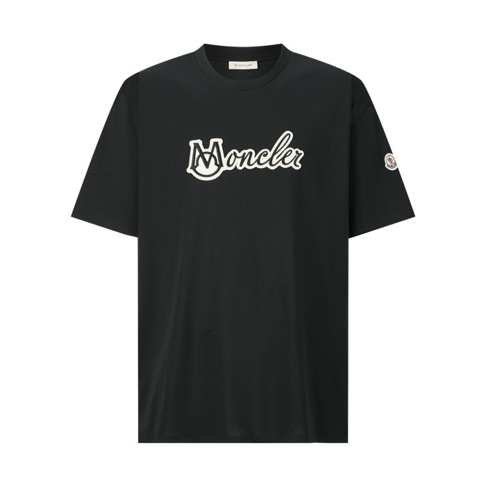 1:1 quality version 28312477 logo embroidered tee 2 colors