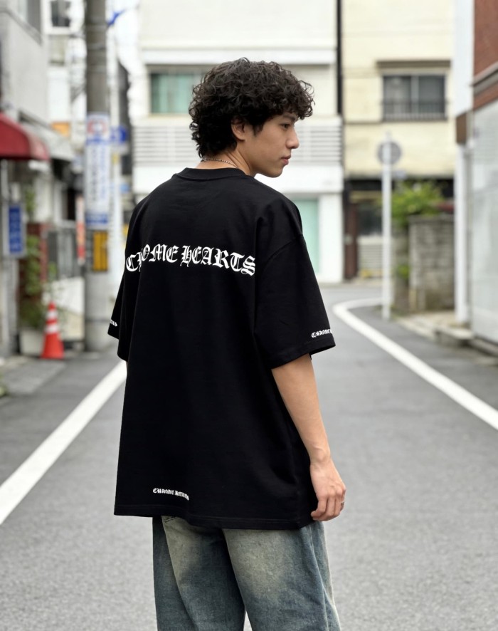 1:1 quality version Letter Print Crew Neck Tee 2 colors 28760610