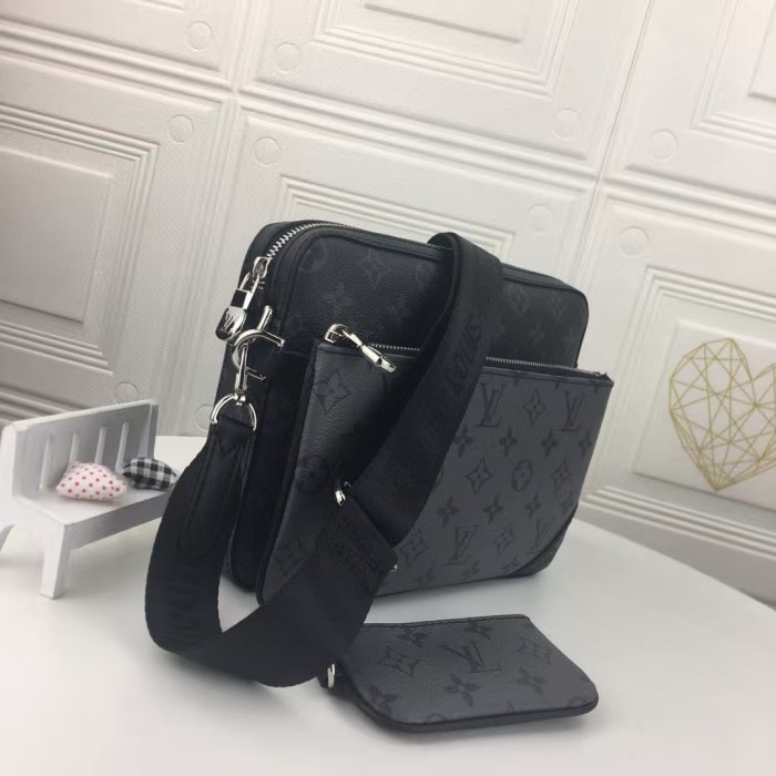 Black Floral Square Crossbody Bag 28683544