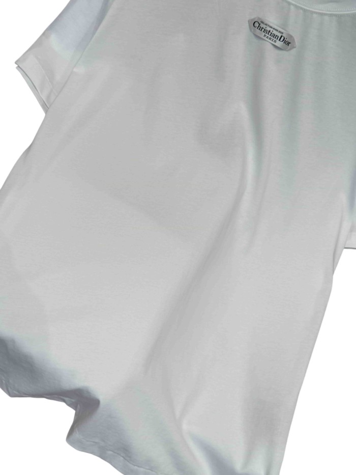 1:1 quality version Chest Logo Crew Neck T-Shirt 2 colors 28960967