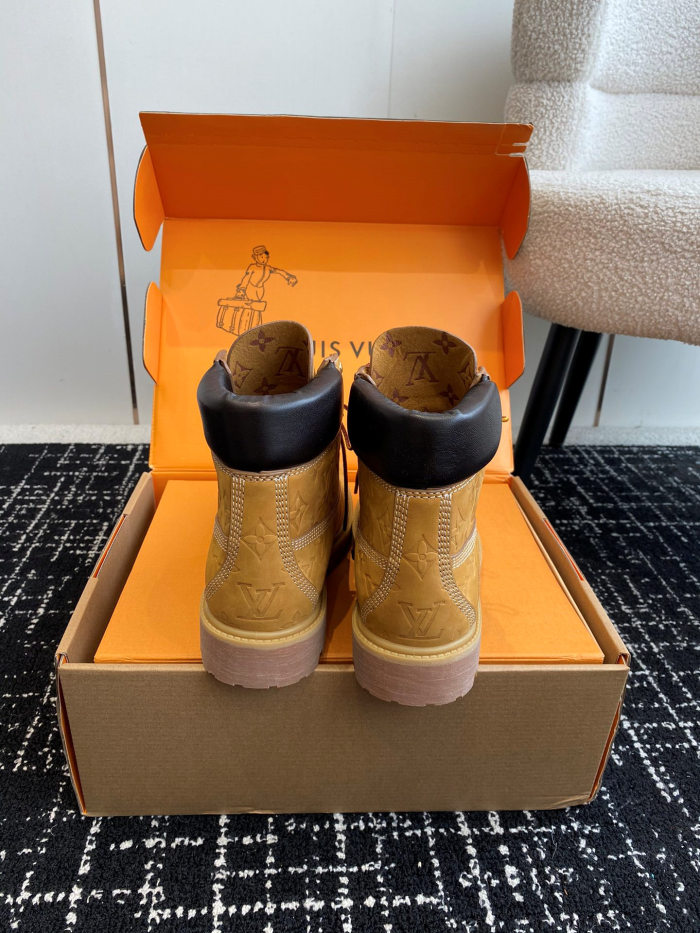 1:1 quality version British style full print logo Martin boots