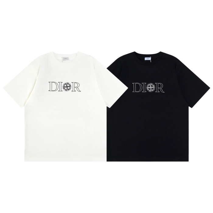 1:1 quality version Stone Island co-branded embroidered T-shirt 2 colors 28964433
