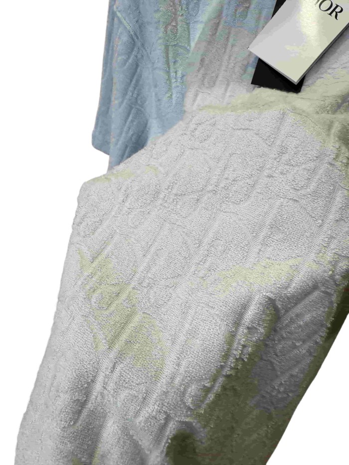 1:1 quality version Embossed Jacquard Cotton T-Shirt 2 colors 28960959