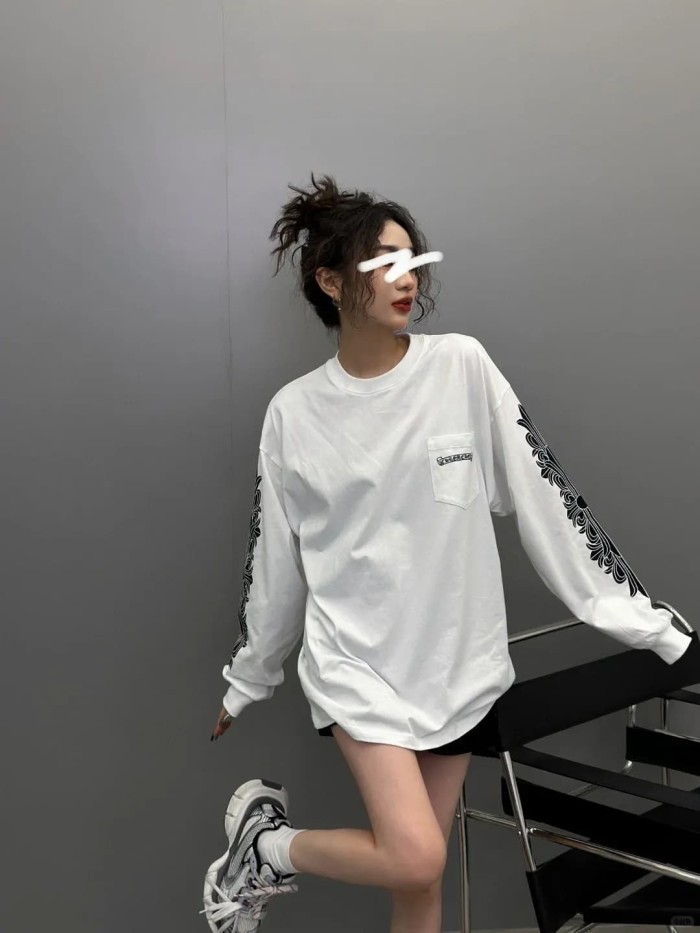 1:1 quality version Printed Crew Neck Sweatshirt 2 Colors 28947705