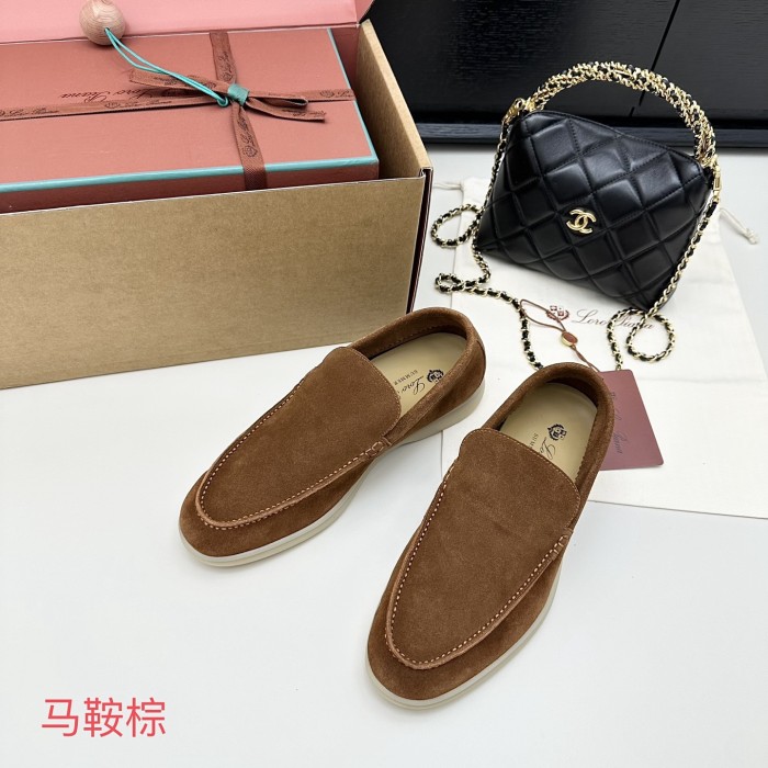 1:1 quality version Summer Walk Double-Layer Cowhide Flat Shoes 15 colors 28700726