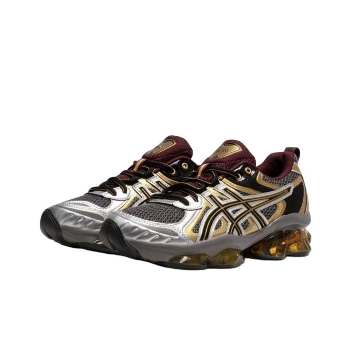 AC GEL-Quantum Kinetic Gold Metallic Functional Running Shoes 28961230