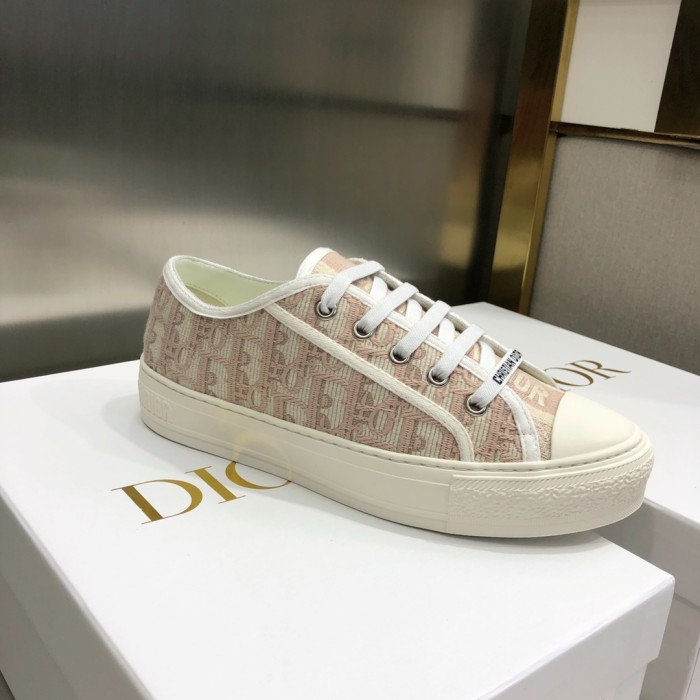 1:1 quality version 28314329 Walk'N'D Monogrammed Embroidered Canvas Shoes 8 colors