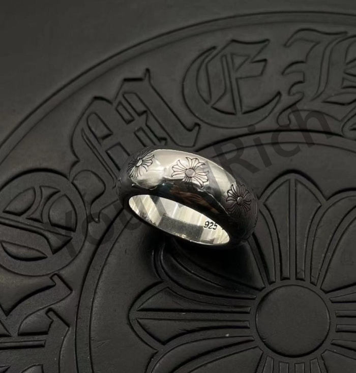 CH Vintage Cross Cross Flower Tomb Sword Hexagram Ring 26 colors