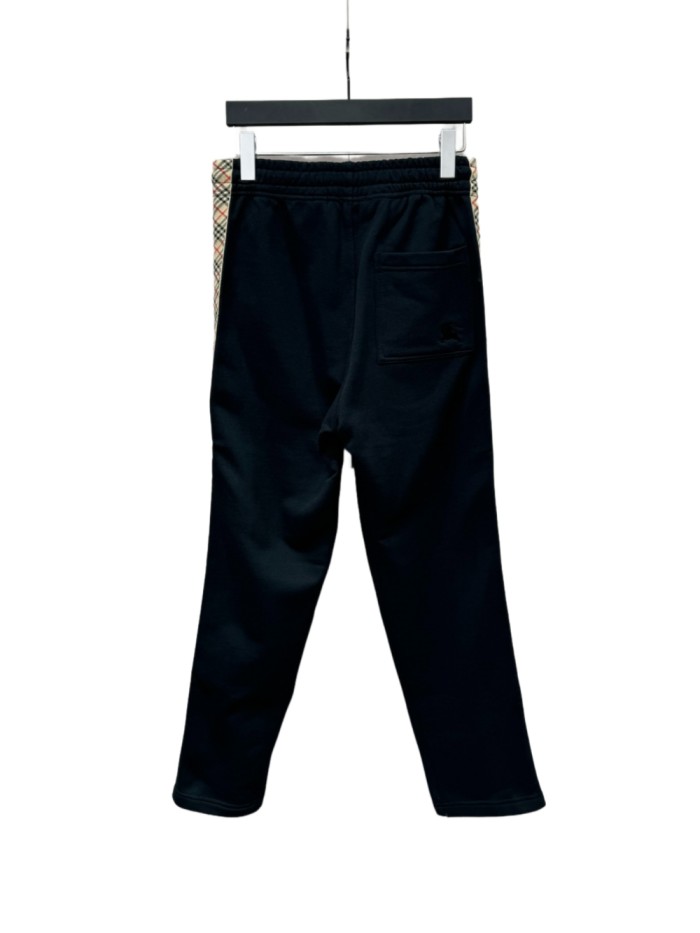 1:1 quality version Side checkered knitted looped Pants 28480987
