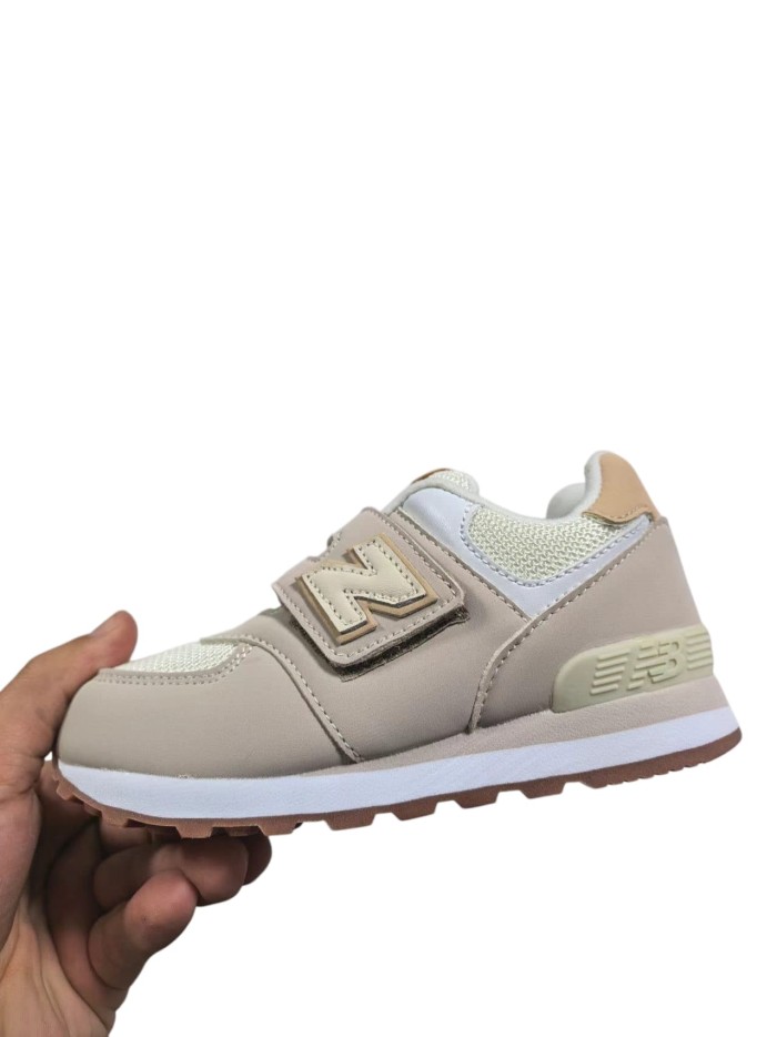 NB574 Hook & Loop With Hi-Poly Insole Shoes for Kids 20 colors 28998856