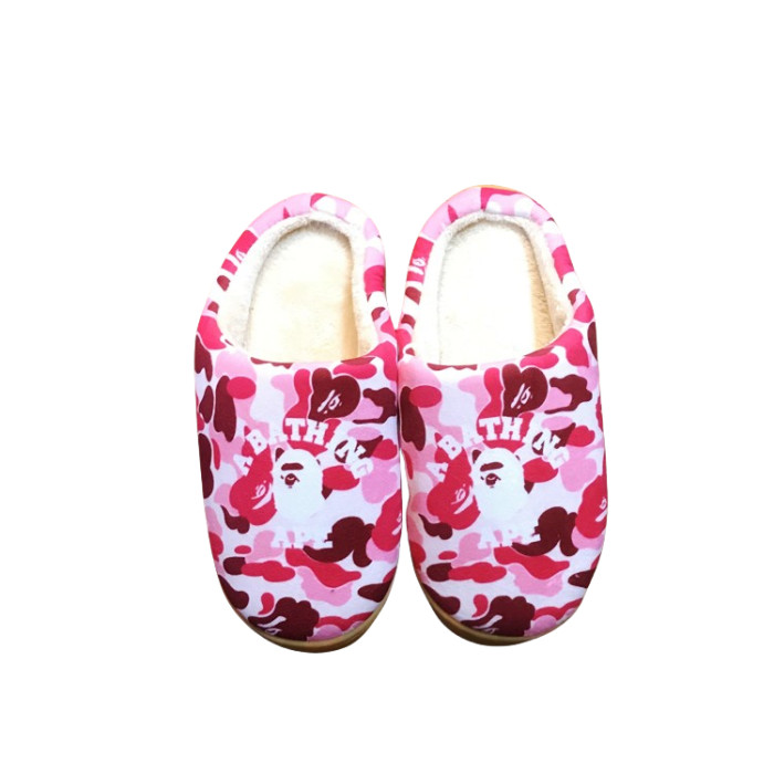 27869386 Camouflage Soft Sole Cotton Slippers 3 colors