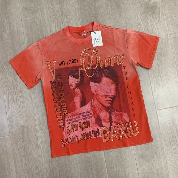 Vale Forever Conman Burned diamond Printed Washed Version Tee