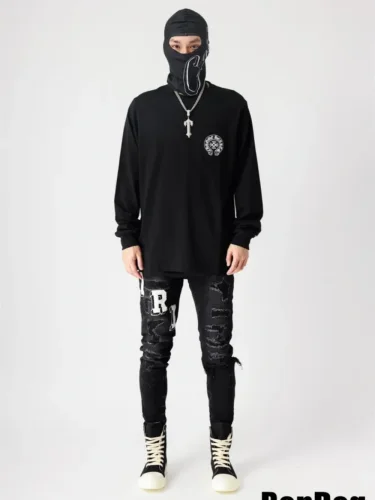 1:1 quality version Horseshoe Cross Vine Long Sleeve T-shirt 2 colors