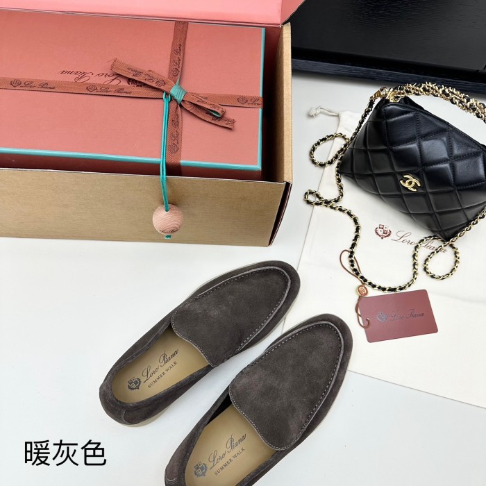 1:1 quality version Summer Walk Double-Layer Cowhide Flat Shoes 15 colors 28700726