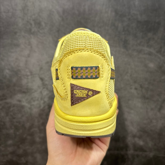 1:1 quality version Travis Scott x Nike Air Max 1  Satum Gold  Wheat Retro Casual Running Shoes 28602402