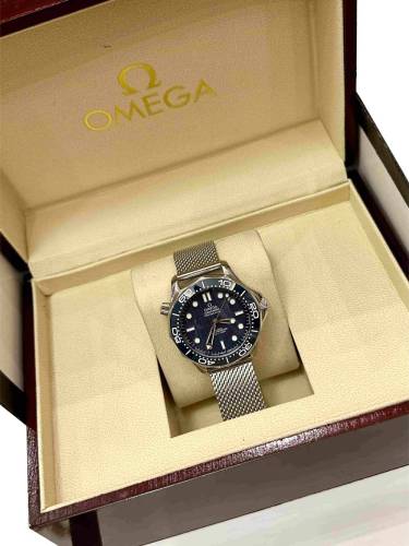Seamaster Series Dark Blue Large Wave Dial Mechanical Movement Watch【Dial diameter：40mm】28841675