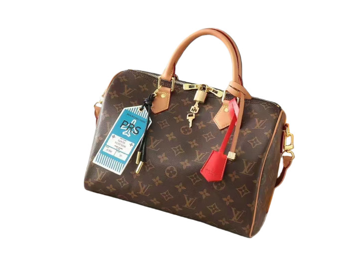 Leather Trimmed Crossbody Travel Tote Bag 28677519