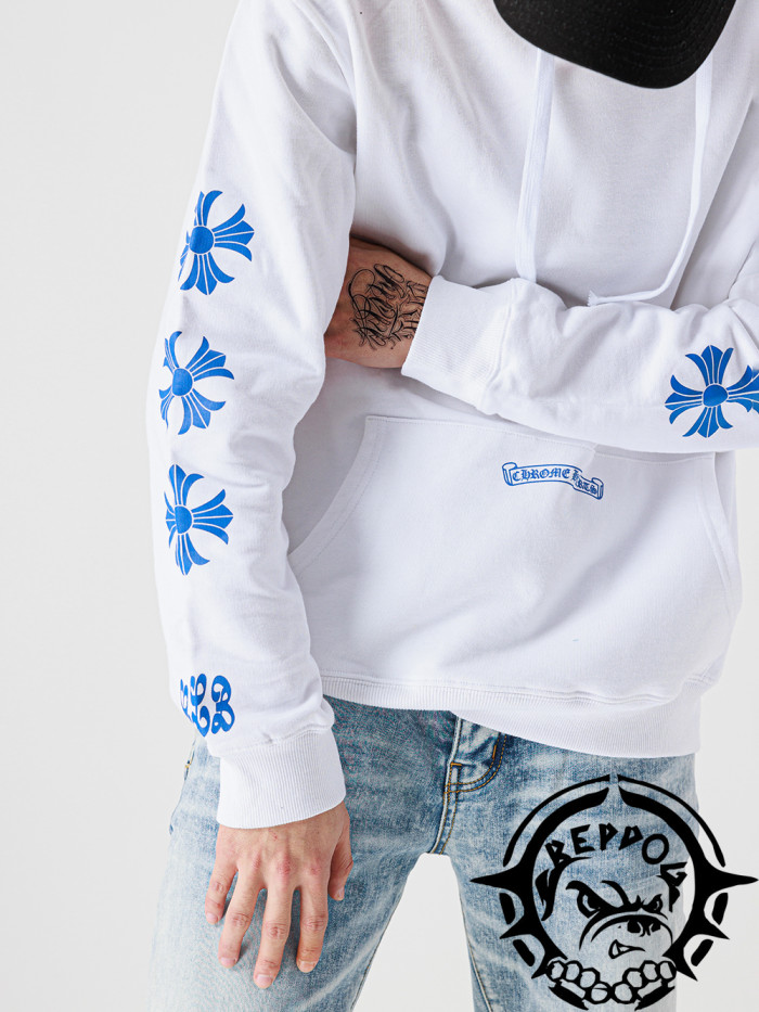 Horseshoe Cross Sanskrit Hooded Sweatshirt 2 colors