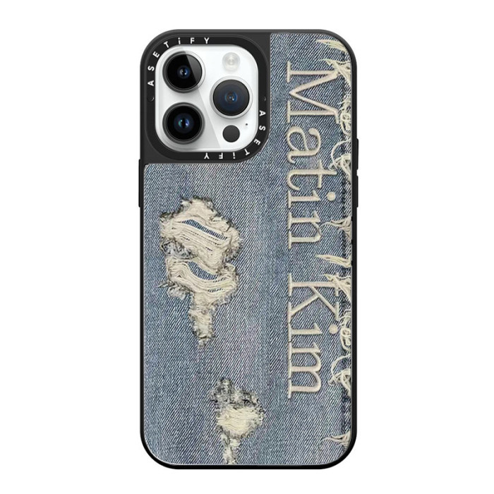 Denim-Patterned Mirror MagSafe iPhone Case 20 colors 28750063