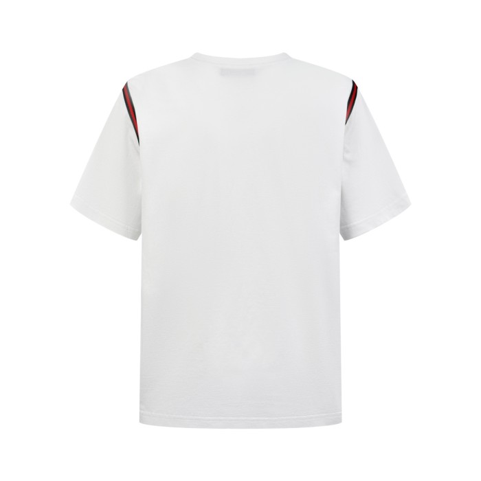 1:1 quality version 28327269 Webbing Embroidery  tee