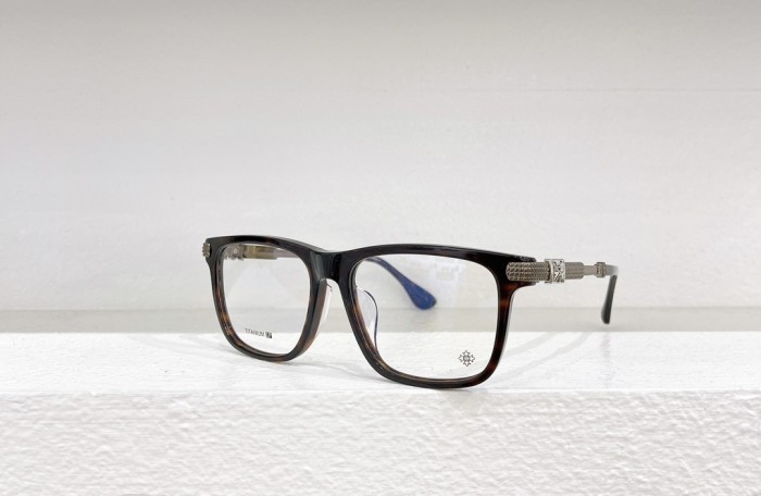 1:1 quality version Crucifix Embellished Lightweight Square Frame Glasses 4 colors
