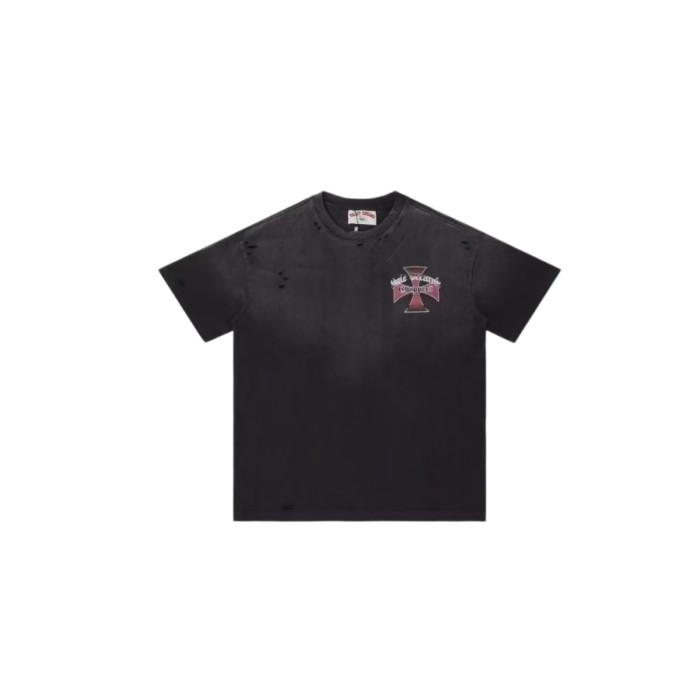 Vintage  Choppers  Cross Distressed Wash Oversized T-Shirt 29027430