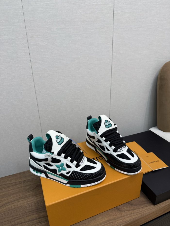 1:1 quality version 27922079 Colorful Floral Logo Sneakers 3 colors