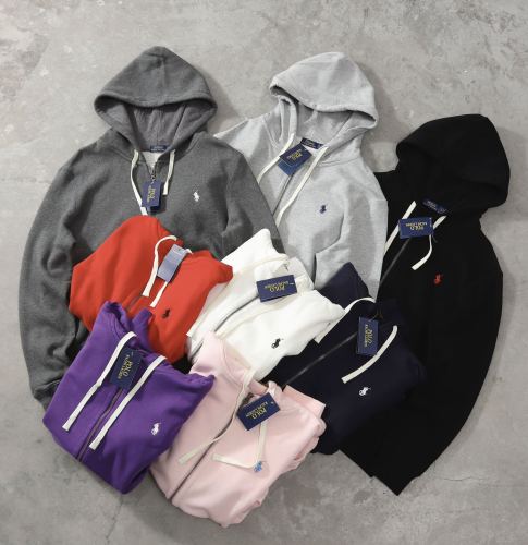 Basic Pony Embroidered Logo Hoodie & Pants Set 8 colors