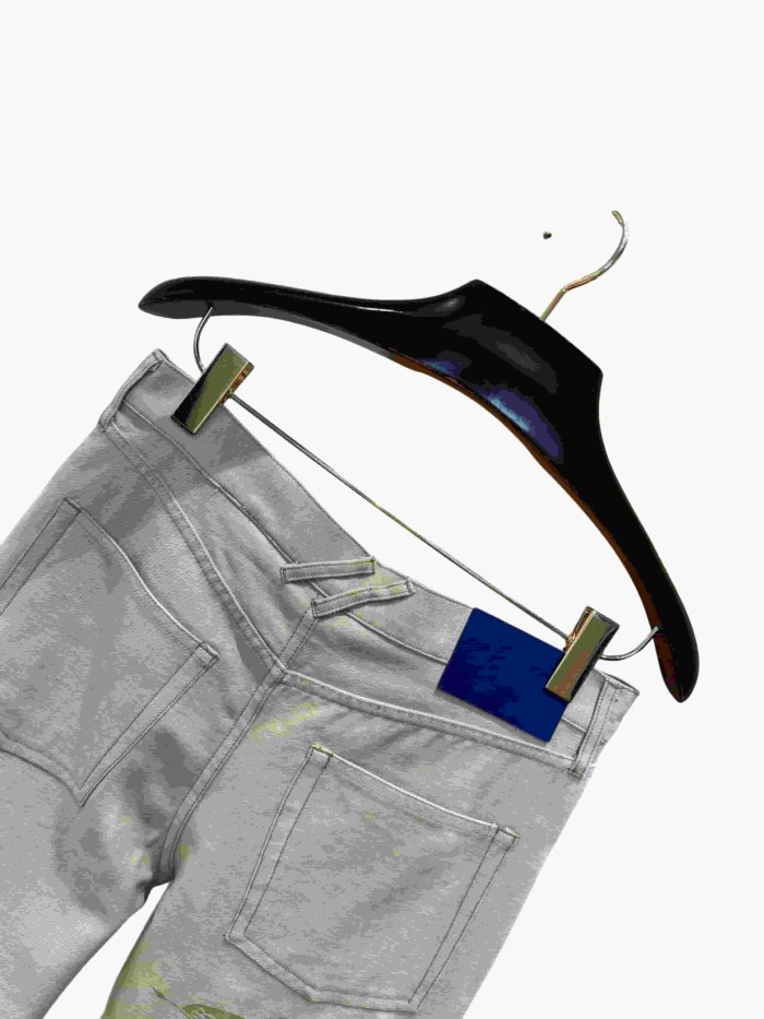 1:1 quality version War horse intarsia casual washed denim shorts 28968048