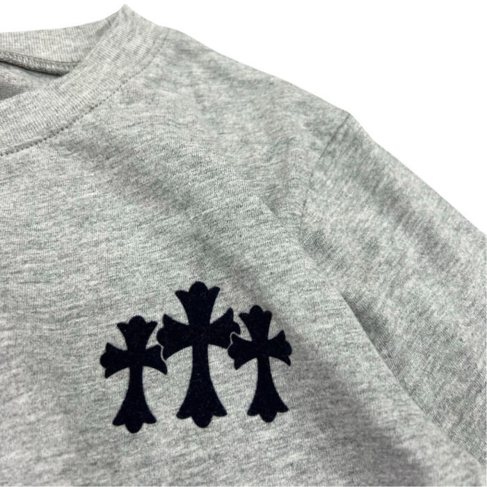 1:1 quality version 28114060 Flocked Long Sleeve T-Shirt  2 colors for girls