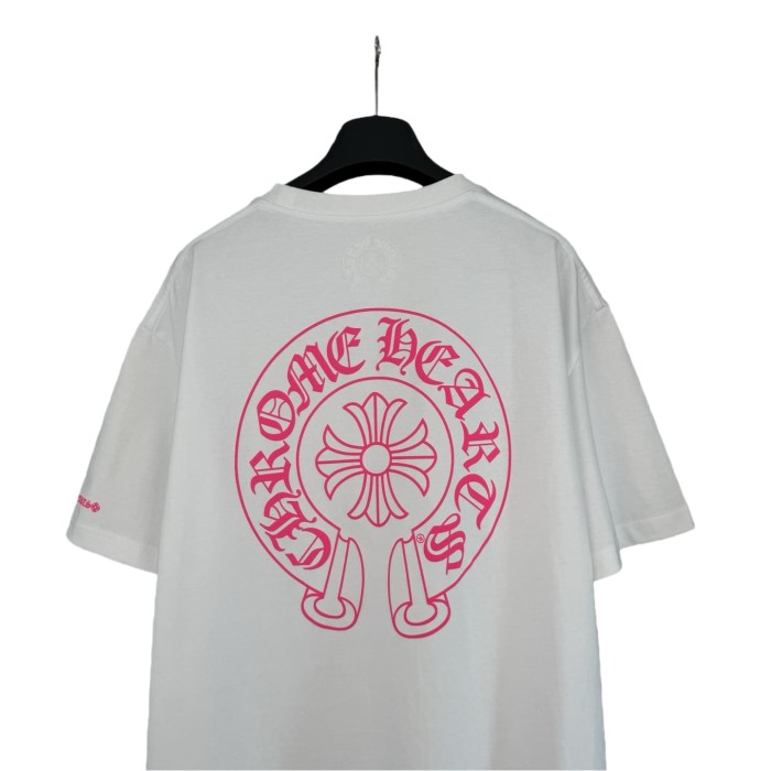 1:1 quality version Pink Ink Horseshoe Print Tee 2 colors 28816182