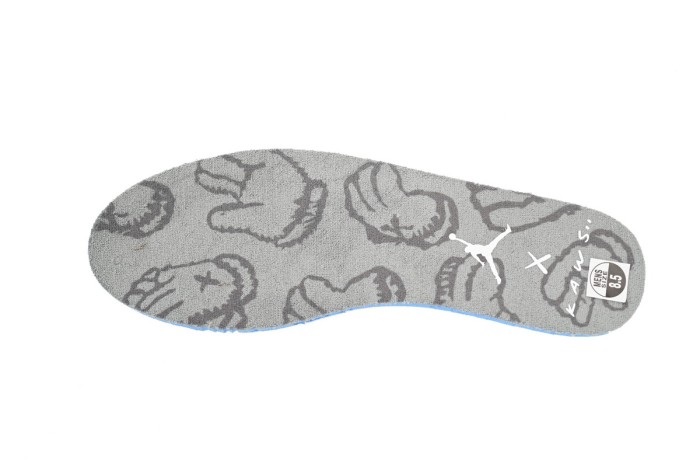 [plus-size shoes] 1:1 quality version KAWS Cool Grey Suede Basketball Shoes 29035155