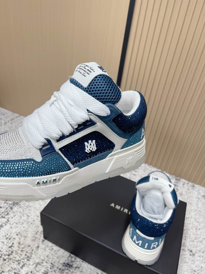 1:1 quality version Colorblocking full rhinestone low top thick bottom sneakers 8 colors 27632830