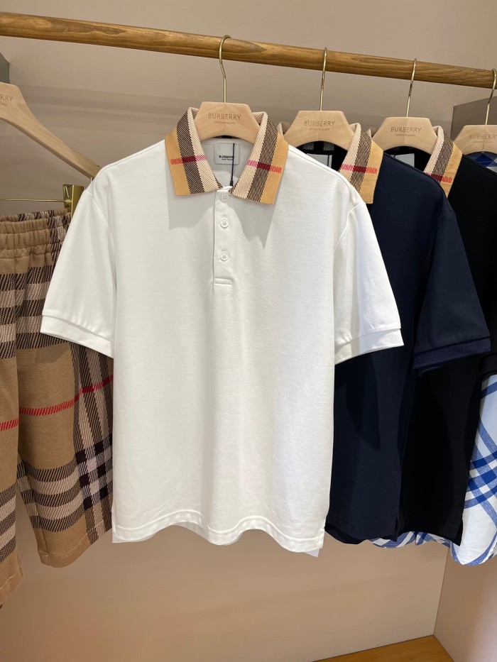1:1 quality version Classic Check Collar Polo Tee 4 colors 29069301