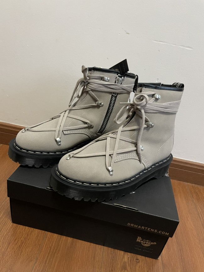1:1 quality version Deersuede six-pointed star design Martin Boots