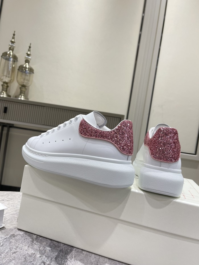 1:1 quality version Shoes Tail Sequins Heightened White Shoes 4 colors