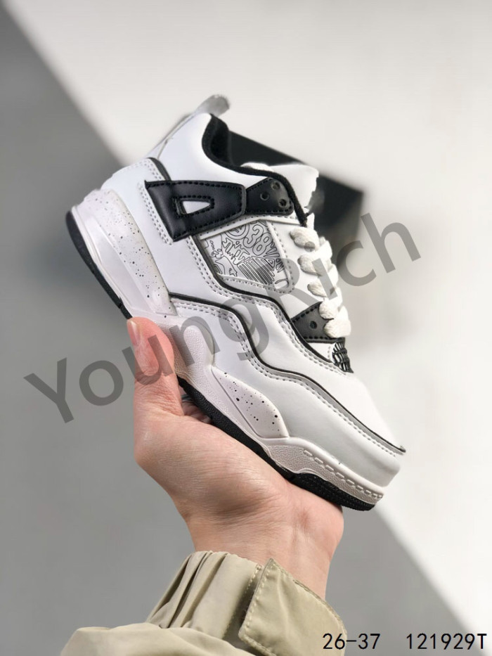 Generation 4 mid-top retro basketball shoes kids shoes 23 colors