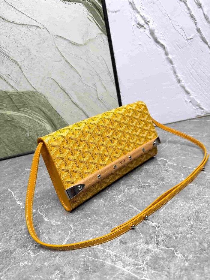 1:1 qualituy verson Monogram Clutch Bag With Wooden Bar Crossbody Shoulder Bag 10 colors 29092520