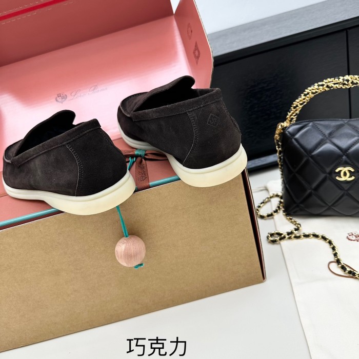 1:1 quality version Summer Walk Double-Layer Cowhide Flat Shoes 15 colors 28700726