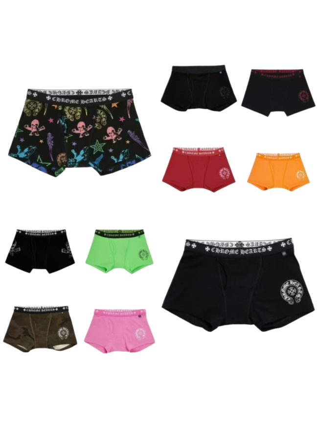 1:1 quality version Quality version Hearts style cross & letter stretch couple boxer briefs 28933134
