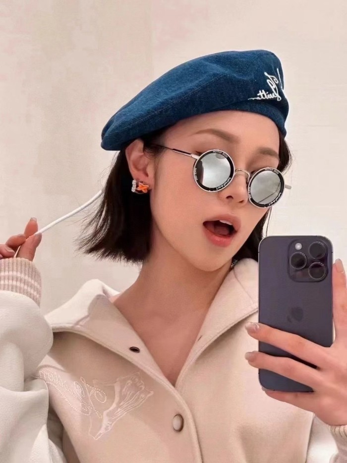 1:1 quality version Metal Round Frame Retro Glasses 6 colors